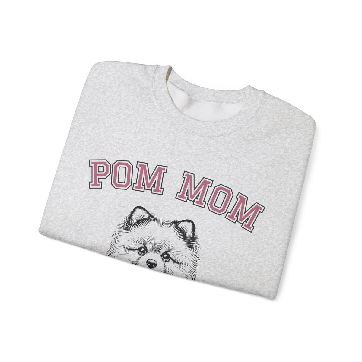 Pom Mom, Varsity – Gildan Heavy Blend | Trendy Women’s Soft Sweatshirt. Direct to Garment. Printed & Shipped in the USA. Unisex Sizes.