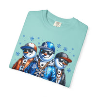 They Not Like Us Snowman - Comfort Colors | Trendy Men's and Women's T-Shirt. Direct to Garment. Printed & Shipped in the USA. Unisex Sizes.
