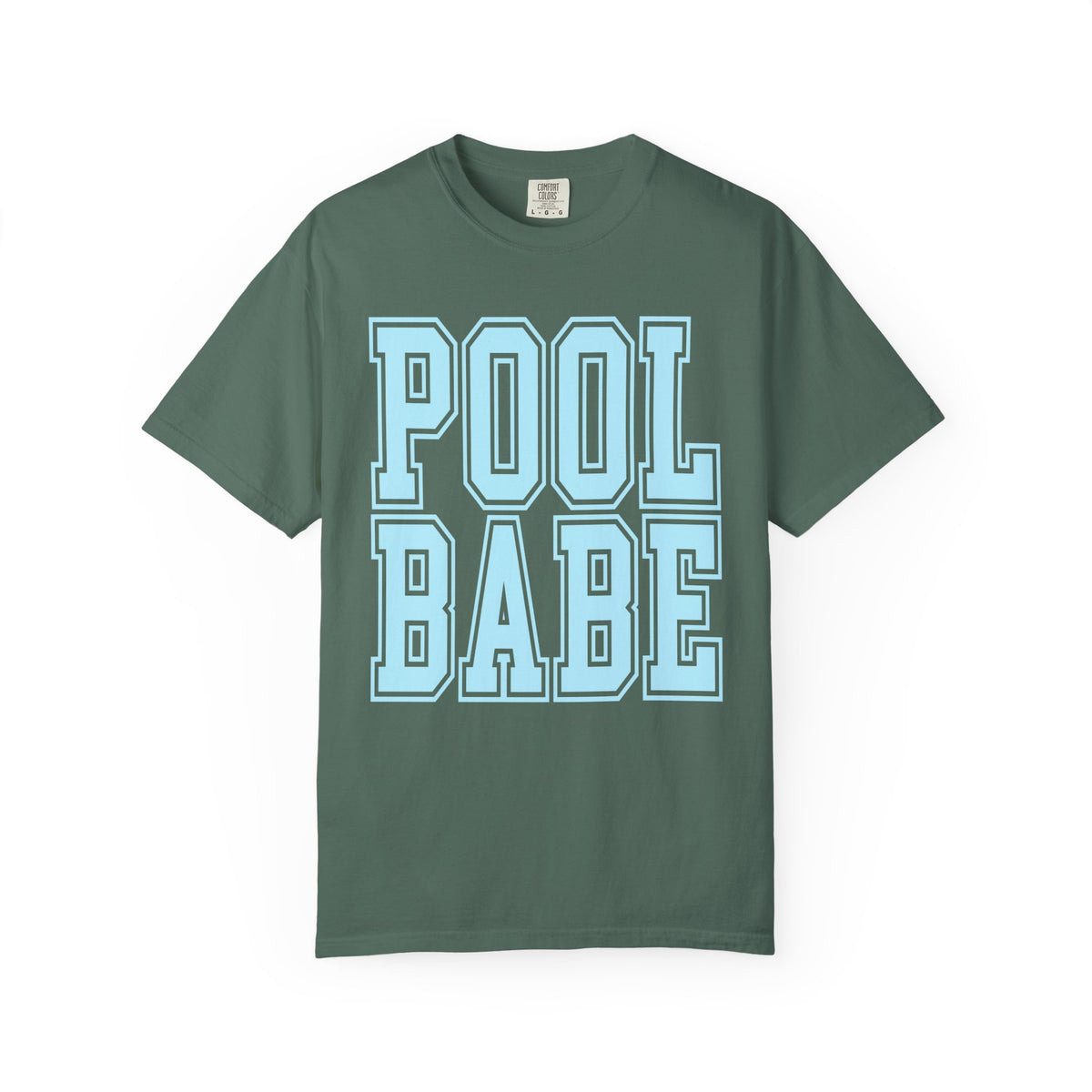 Pool Babe - Comfort Colors | Trendy Women's & Men's T-Shirt. Direct to Garment. Printed & Shipped in the USA. Unisex Sizes.