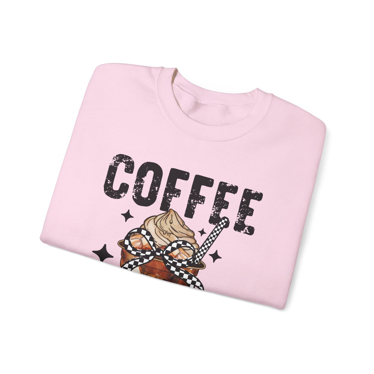 Coffee Changes Everything, Iced Coffee, Coffee Lovers – Gildan Heavy Blend | Trendy Women’s Soft Sweatshirt. Direct to Garment. Printed & Shipped in the USA. Unisex Sizes.