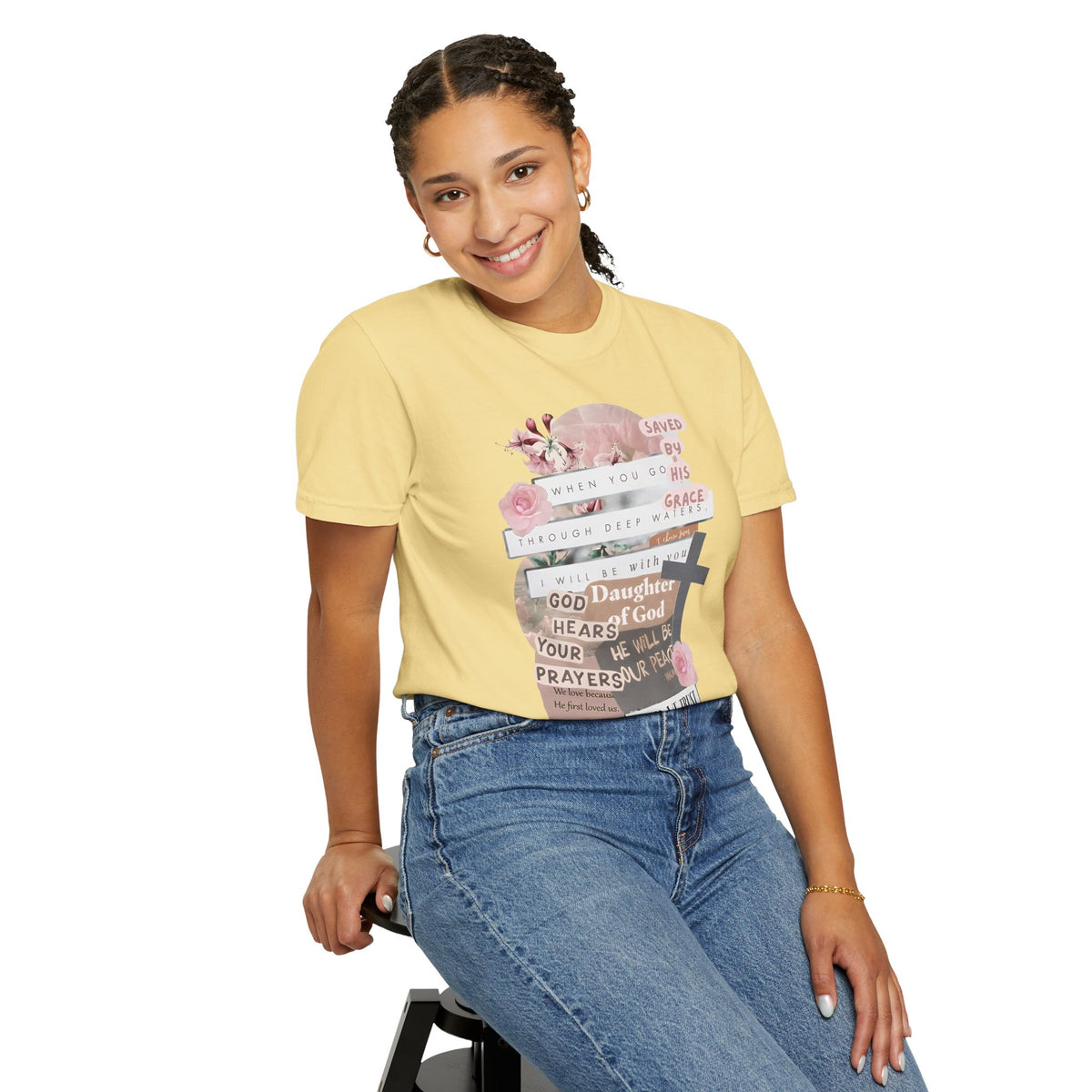 Christian Scrapbook - Comfort Colors | Trendy Women's T-Shirt. Direct to Garment. Printed & Shipped in the USA. Unisex Sizes.