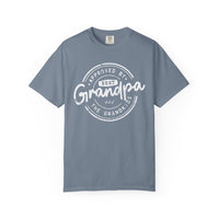 Best Grandpa, Approved by the Grandkids - Comfort Colors | Trendy Men's T-Shirt. Direct to Garment. Printed & Shipped in the USA. Unisex Sizes.