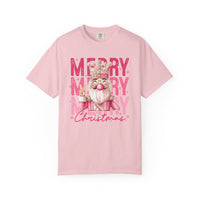 Merry Christmas — Cute Pink Bubblegum Nutcracker  - Comfort Colors | Trendy Women's T-Shirt. Direct to Garment. Printed & Shipped in the USA. Unisex Sizes.