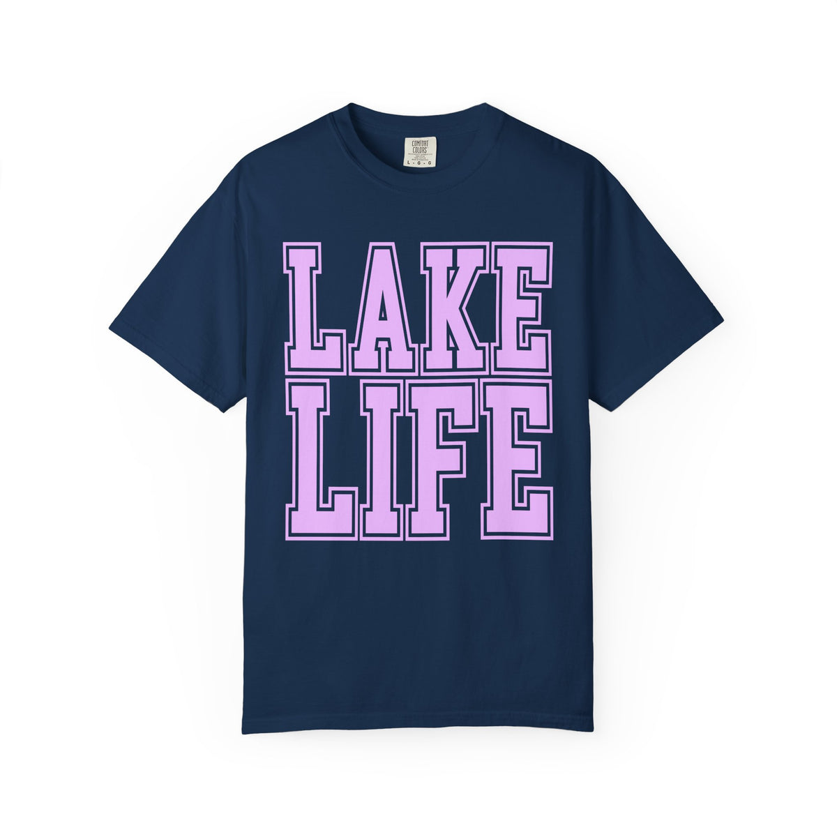 Lake Life - Comfort Colors | Trendy Men's & Women's T-Shirt. Direct to Garment. Printed & Shipped in the USA. Unisex Sizes.