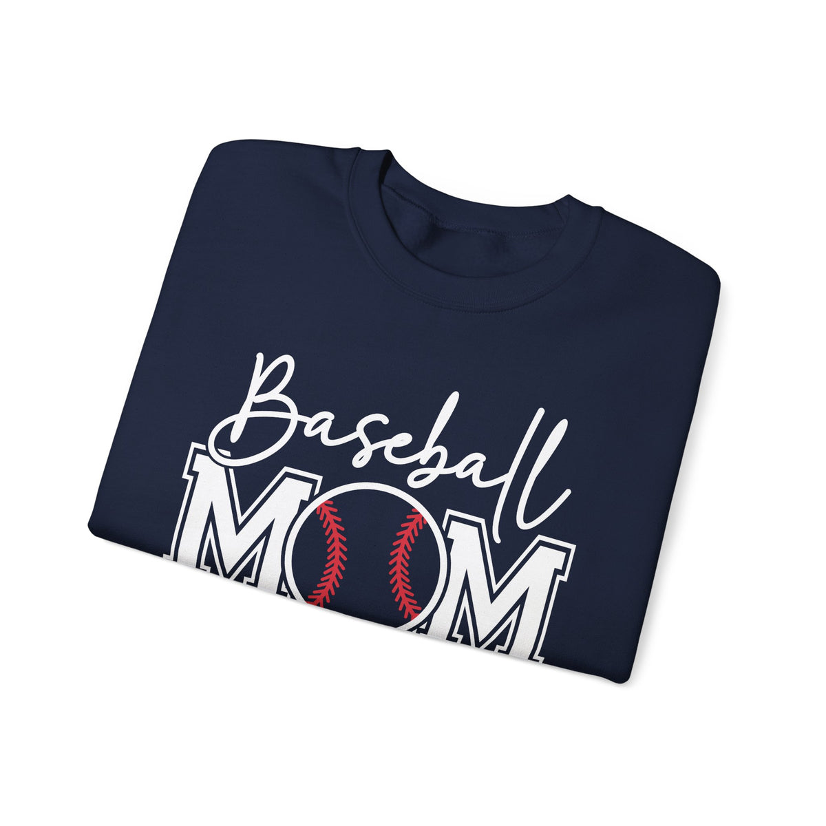 Baseball Mom – Gildan Heavy Blend | Trendy Women’s Soft Sweatshirt. Direct to Garment. Printed & Shipped in the USA. Unisex Sizes.