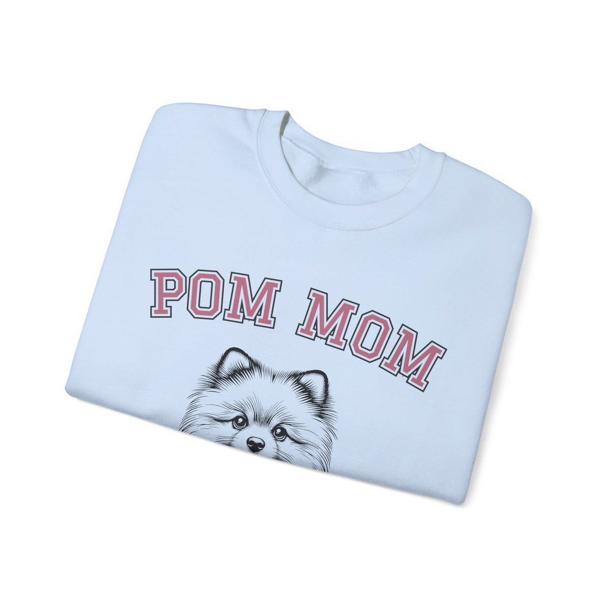 Pom Mom, Varsity – Gildan Heavy Blend | Trendy Women’s Soft Sweatshirt. Direct to Garment. Printed & Shipped in the USA. Unisex Sizes.