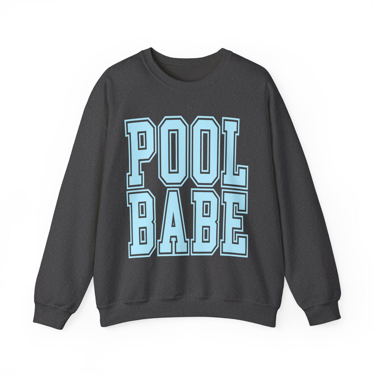 Pool Babe – Gildan Heavy Blend | Trendy Women’s Soft Sweatshirt. Direct to Garment. Printed & Shipped in the USA. Unisex Sizes.