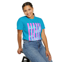 Sun, Salt and Sand - Comfort Colors | Trendy Women's T-Shirt. Direct to Garment. Printed & Shipped in the USA. Unisex Sizes.