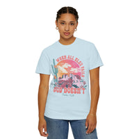 When All Else Fails, God Doesn't - Comfort Colors | Trendy Women's T-Shirt. Direct to Garment. Printed & Shipped in the USA. Unisex Sizes.