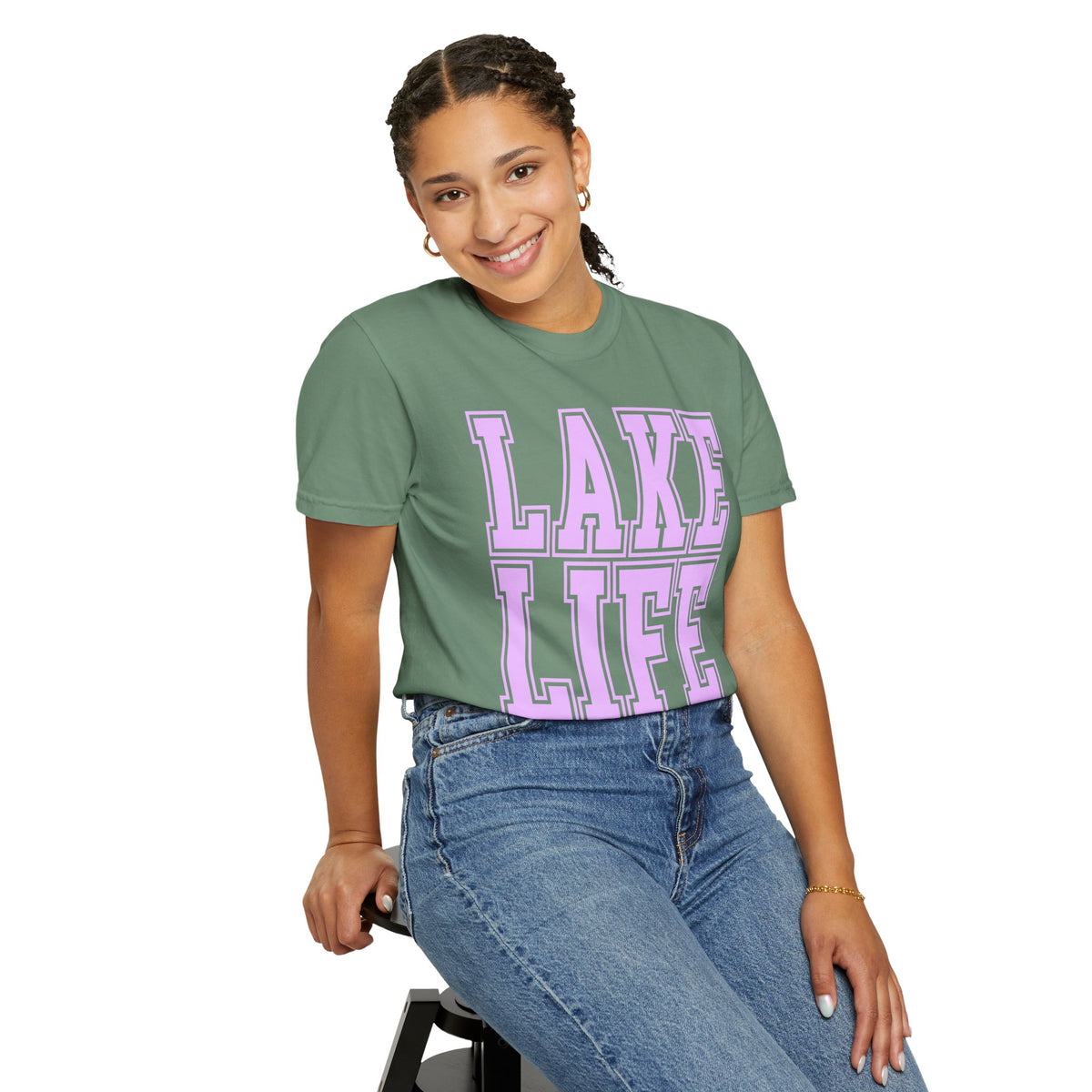 Lake Life - Comfort Colors | Trendy Men's & Women's T-Shirt. Direct to Garment. Printed & Shipped in the USA. Unisex Sizes.