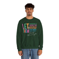 Let Them - Keep Shining – Gildan Heavy Blend | Trendy Women’s Soft Sweatshirt. Direct to Garment. Printed & Shipped in the USA. Unisex Sizes.