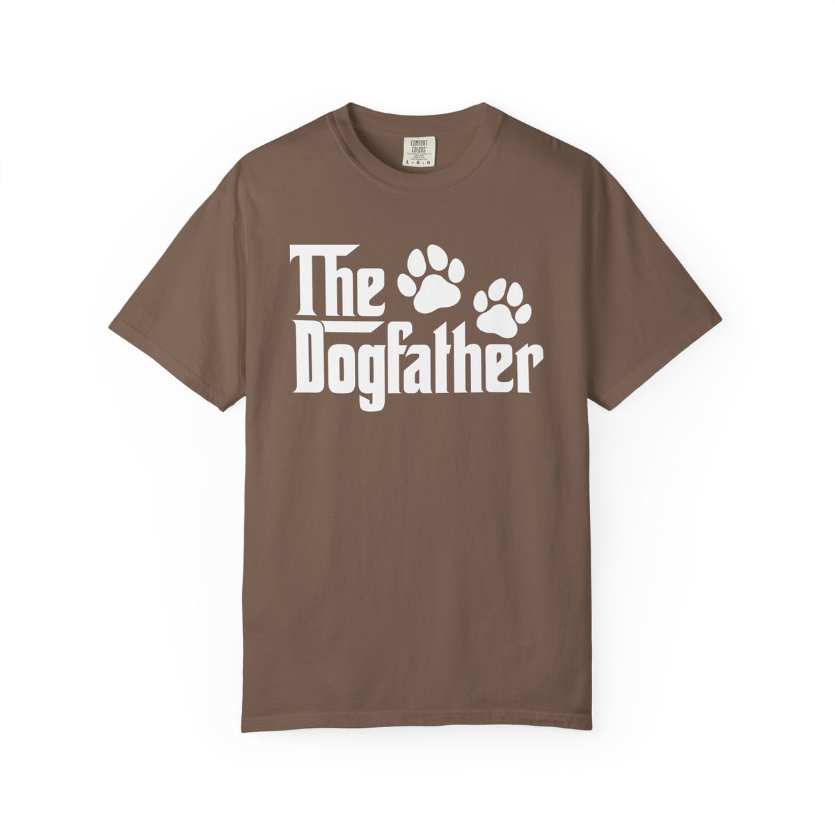 The DogFather - Comfort Colors | Trendy Men's T-Shirt. Direct to Garment. Printed & Shipped in the USA. Unisex Sizes.