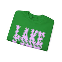 Lake Life – Gildan Heavy Blend | Trendy Men's & Women’s Soft Sweatshirt. Direct to Garment. Printed & Shipped in the USA. Unisex Sizes.
