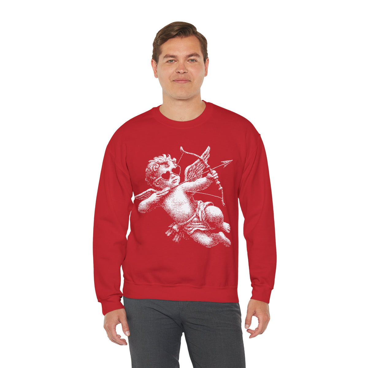 Cupid Baby, Vintage – Gildan Heavy Blend | Trendy Women’s and Men's Soft Sweatshirt. Direct to Garment. Printed & Shipped in the USA. Unisex Sizes.