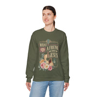 What a Friend We Have in Jesus, Guitar Vintage – Gildan Heavy Blend | Trendy Women’s Soft Sweatshirt. Direct to Garment. Printed & Shipped in the USA. Unisex Sizes.