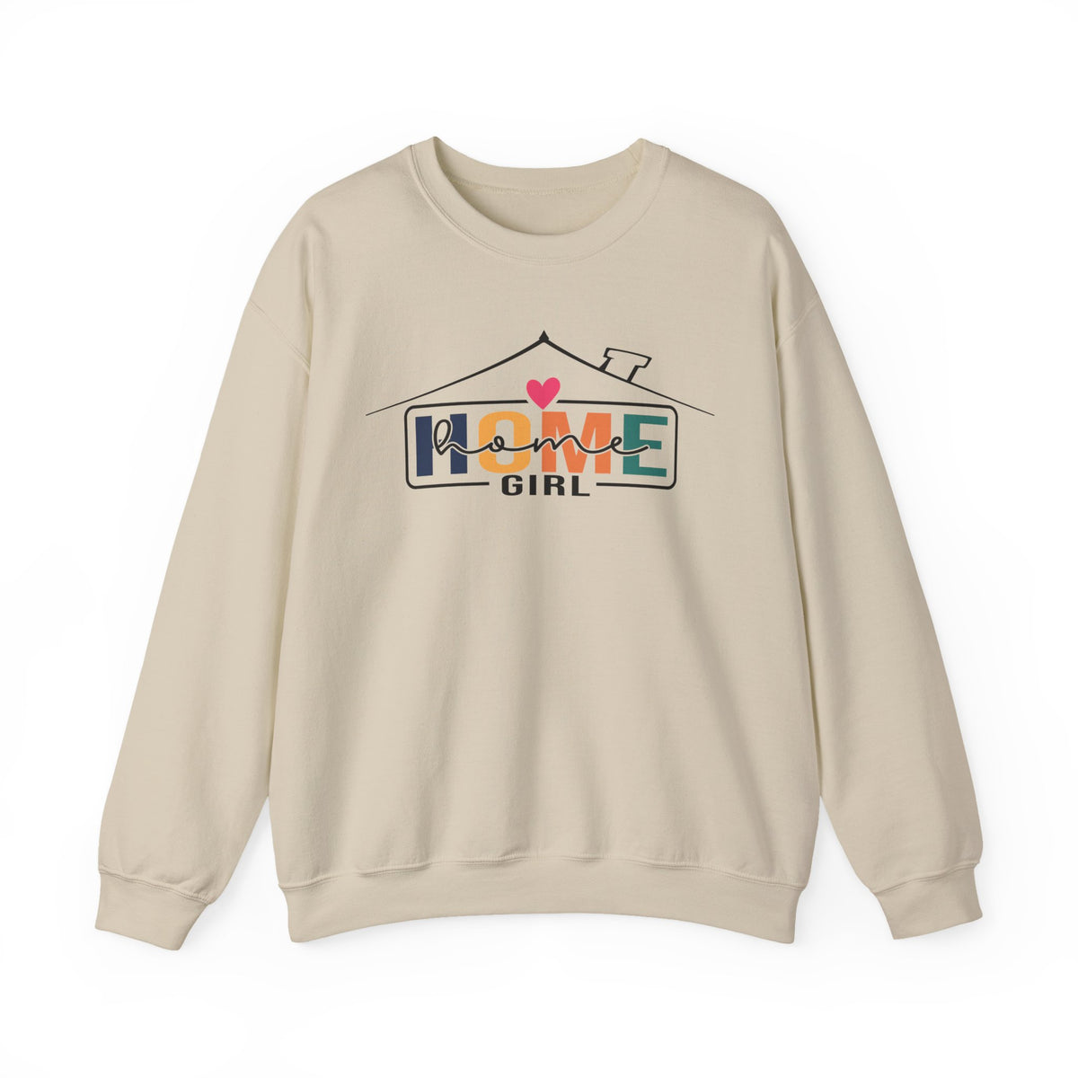 Home Girl - Real Estate Life – Gildan Heavy Blend | Trendy Women’s Soft Sweatshirt. Direct to Garment. Printed & Shipped in the USA. Unisex Sizes.