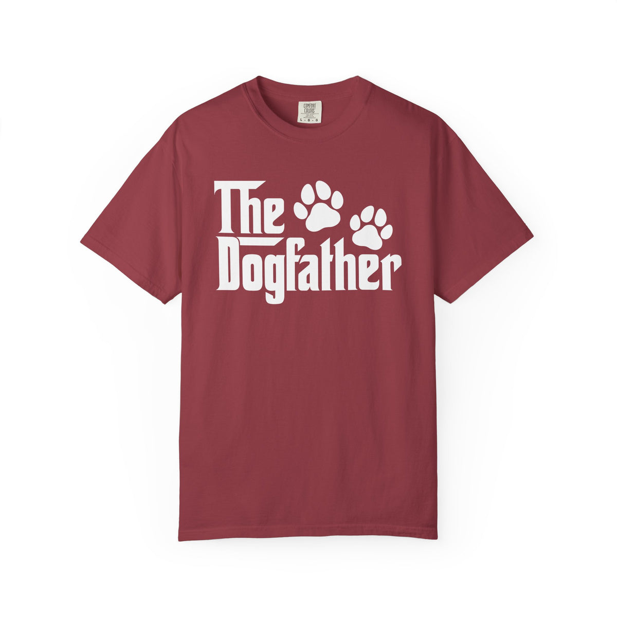 The DogFather - Comfort Colors | Trendy Men's T-Shirt. Direct to Garment. Printed & Shipped in the USA. Unisex Sizes.