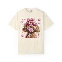 Goldendoodle Love - Comfort Colors | Trendy Women's T-Shirt. Direct to Garment. Printed & Shipped in the USA. Unisex Sizes.