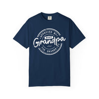 Best Grandpa, Approved by the Grandkids - Comfort Colors | Trendy Men's T-Shirt. Direct to Garment. Printed & Shipped in the USA. Unisex Sizes.