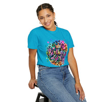 Birthday Girl, Neon Leopard - Comfort Colors | Trendy Women's T-Shirt. Direct to Garment. Printed & Shipped in the USA. Unisex Sizes.