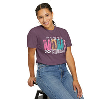 Tired Moms Club Pastel - Comfort Colors | Trendy Women's T-Shirt. Direct to Garment. Printed & Shipped in the USA. Unisex Sizes.