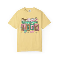 Receptionist Life - Comfort Colors | Trendy Women's T-Shirt. Direct to Garment. Printed & Shipped in the USA. Unisex Sizes.
