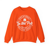 Everybody In The Pub Gettin' Tipsy – Gildan Heavy Blend | Trendy Women’s and Men's Soft Sweatshirt. Direct to Garment. Printed & Shipped in the USA. Unisex Sizes.