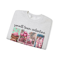 Small Town Valentine – Gildan Heavy Blend | Trendy Women’s Soft Sweatshirt. Direct to Garment. Printed & Shipped in the USA. Unisex Sizes.