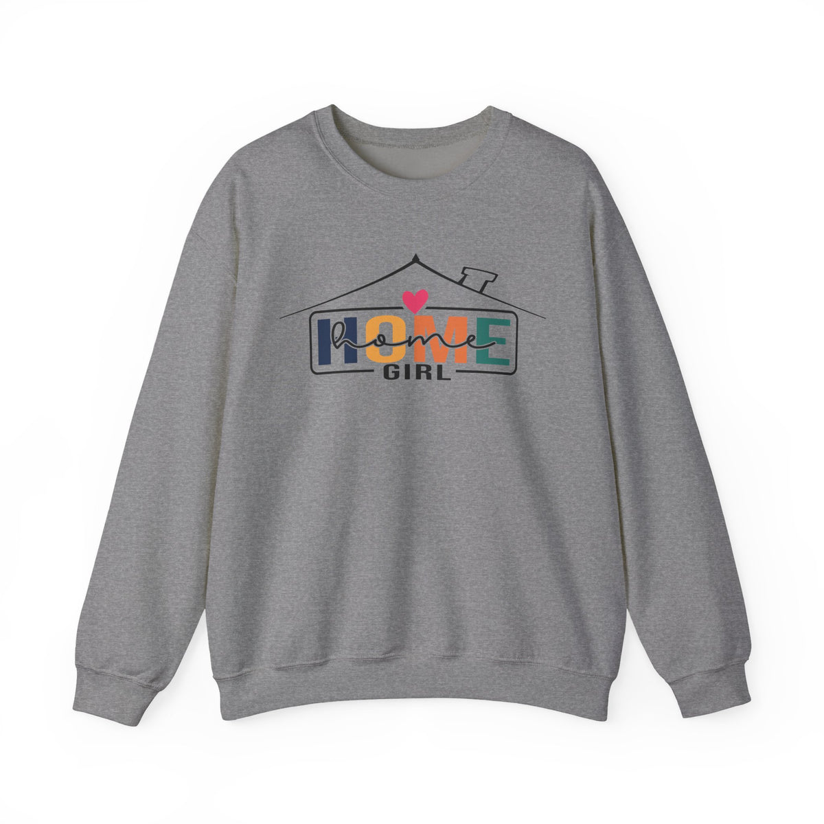 Home Girl - Real Estate Life – Gildan Heavy Blend | Trendy Women’s Soft Sweatshirt. Direct to Garment. Printed & Shipped in the USA. Unisex Sizes.