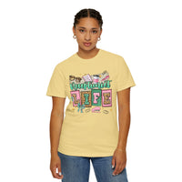Receptionist Life - Comfort Colors | Trendy Women's T-Shirt. Direct to Garment. Printed & Shipped in the USA. Unisex Sizes.