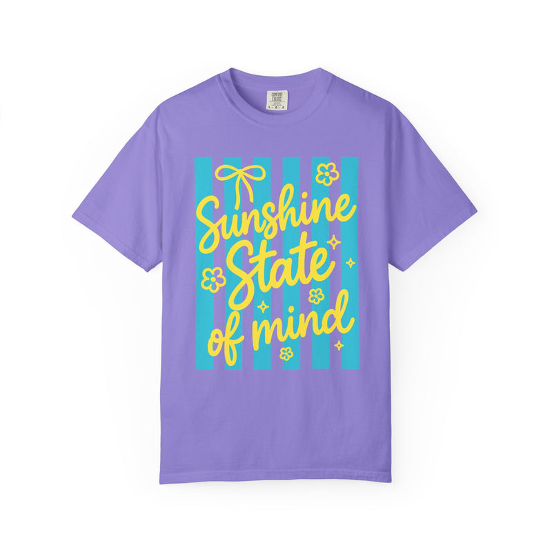 Sunshine State of Mind - Comfort Colors | Trendy Women's T-Shirt. Direct to Garment. Printed & Shipped in the USA. Unisex Sizes.