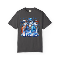 They Not Like Us Snowman - Comfort Colors | Trendy Men's and Women's T-Shirt. Direct to Garment. Printed & Shipped in the USA. Unisex Sizes.