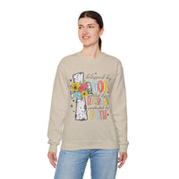 Blessed By God, Spoiled By My Husband, Protected By Both – Gildan Heavy Blend | Trendy Women’s Soft Sweatshirt. Direct to Garment. Printed & Shipped in the USA. Unisex Sizes.