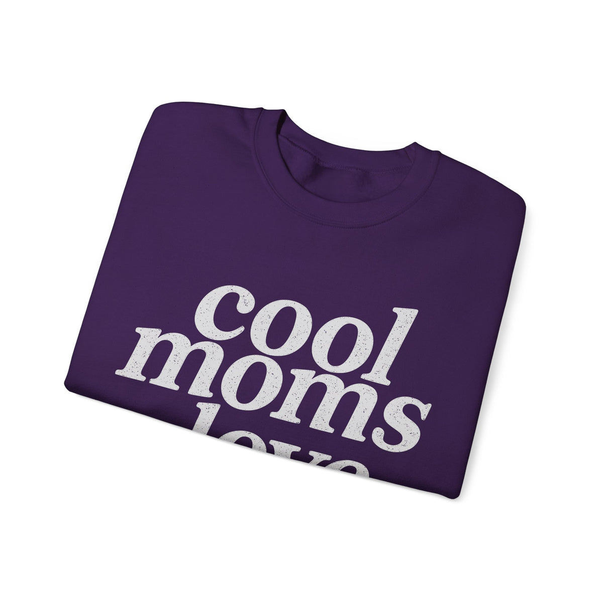 Cool Moms Love Jesus, Vintage – Gildan Heavy Blend | Trendy Women’s Soft Sweatshirt. Direct to Garment. Printed & Shipped in the USA. Unisex Sizes.