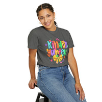 Coquette Kindergarten Pencil Bow - Comfort Colors | Trendy Women's T-Shirt. Direct to Garment. Printed & Shipped in the USA. Unisex Sizes.