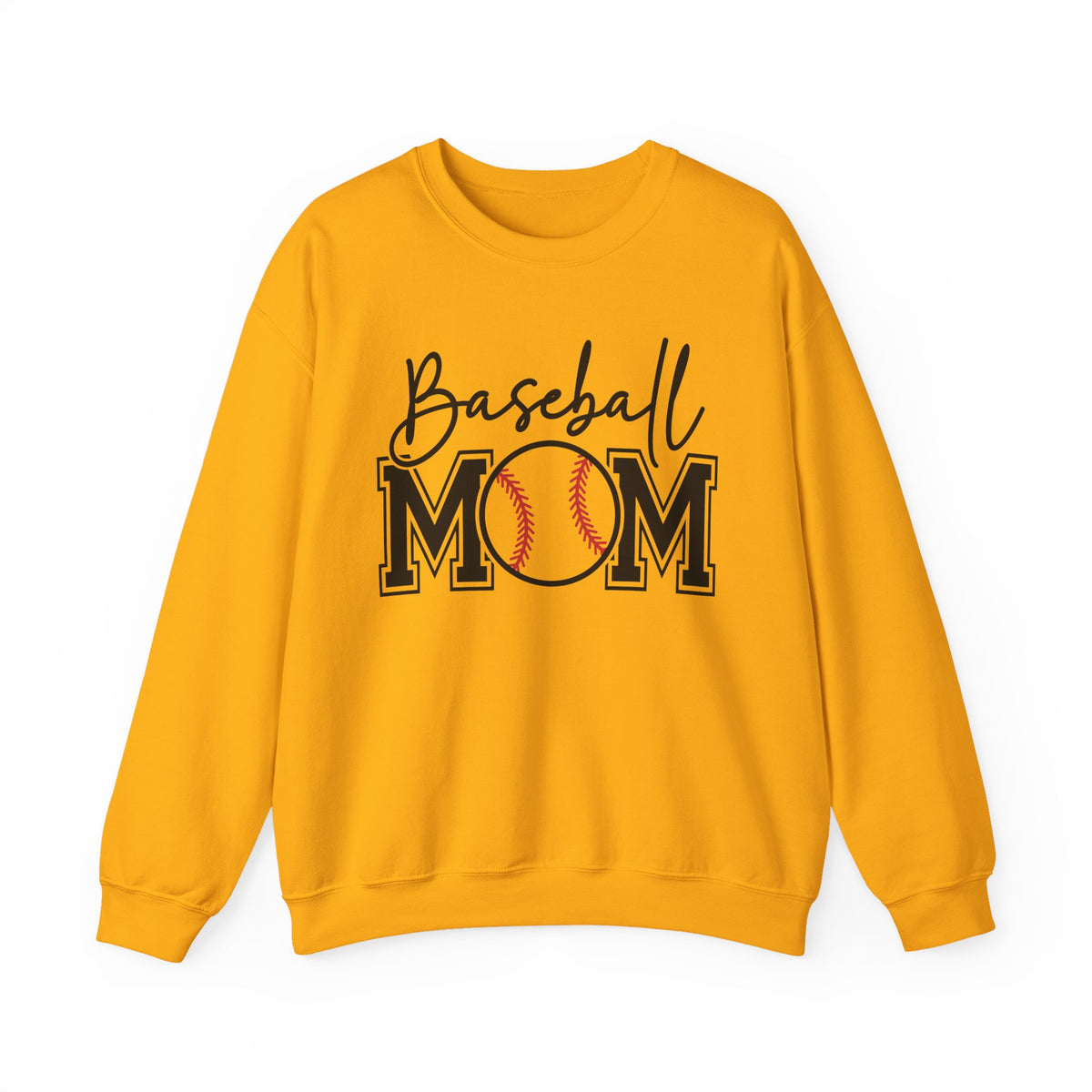 Baseball Mom – Gildan Heavy Blend | Trendy Women’s Soft Sweatshirt. Direct to Garment. Printed & Shipped in the USA. Unisex Sizes.