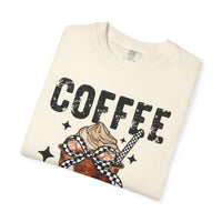 Coffee Changes Everything, Iced Coffee, Coffee Lovers - Comfort Colors | Trendy Women's T-Shirt. Direct to Garment. Printed & Shipped in the USA. Unisex Sizes.