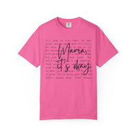 Mama It’s Okay - Comfort Colors | Trendy Women's T-Shirt. Direct to Garment. Printed & Shipped in the USA. Unisex Sizes.