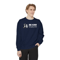 Be Kind. We're Just Trying To Survive Too. Possum. Raccoon. *This Shirt Saves Lives* - Comfort Colors | Trendy Women's and Men's Sweatshirt. Direct to Garment. Printed & Shipped in the USA. Unisex Sizes.
