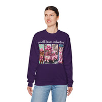 Small Town Valentine – Gildan Heavy Blend | Trendy Women’s Soft Sweatshirt. Direct to Garment. Printed & Shipped in the USA. Unisex Sizes.