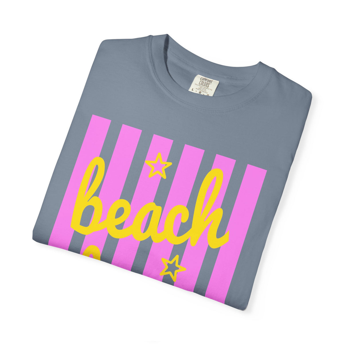 Beach Bum - Comfort Colors | Trendy Men's & Women's T-Shirt. Direct to Garment. Printed & Shipped in the USA. Unisex Sizes.