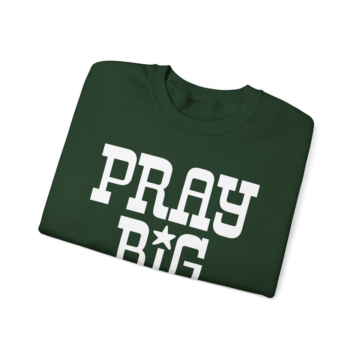 Pray Big Y'all – Gildan Heavy Blend | Trendy Women’s and Men's Soft Sweatshirt. Direct to Garment. Printed & Shipped in the USA. Unisex Sizes.