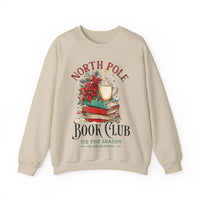 North Pole Book Club – Gildan Heavy Blend | Trendy Women’s Soft Sweatshirt. Direct to Garment. Printed & Shipped in the USA. Unisex Sizes.
