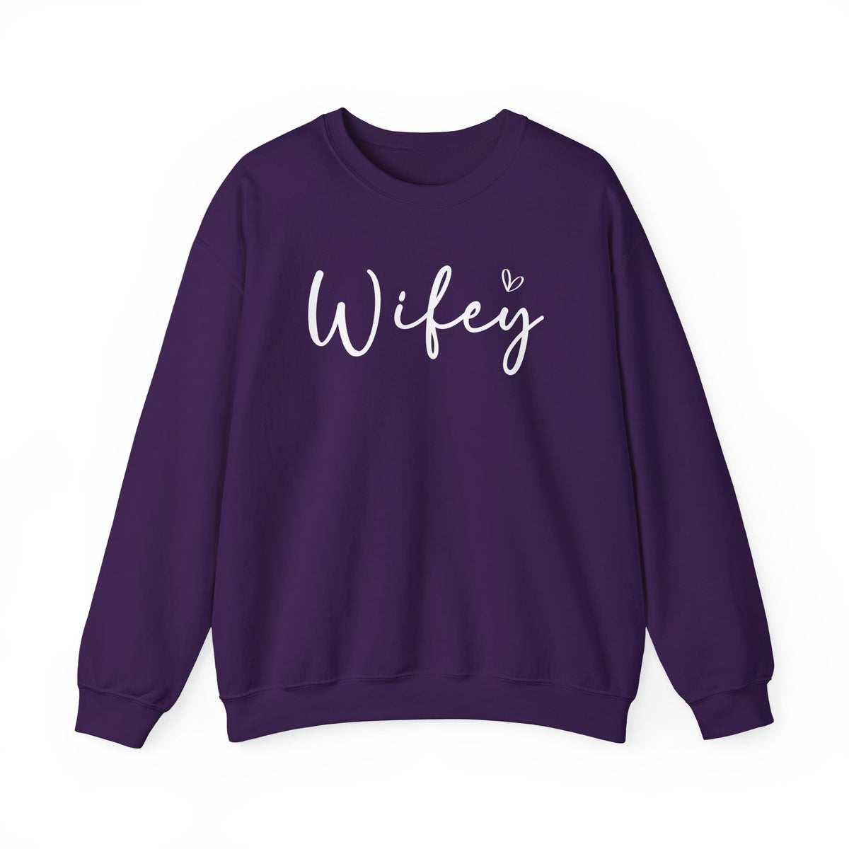 Wifey – Gildan Heavy Blend | Trendy Women’s Soft Sweatshirt. Direct to Garment. Printed & Shipped in the USA. Unisex Sizes.