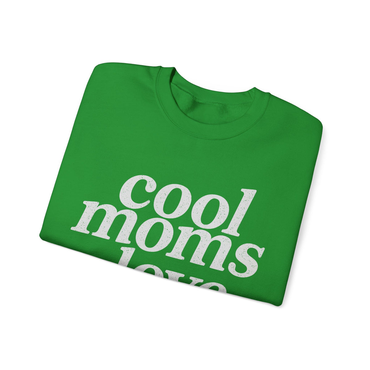 Cool Moms Love Jesus, Vintage – Gildan Heavy Blend | Trendy Women’s Soft Sweatshirt. Direct to Garment. Printed & Shipped in the USA. Unisex Sizes.