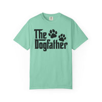 The DogFather - Comfort Colors | Trendy Men's T-Shirt. Direct to Garment. Printed & Shipped in the USA. Unisex Sizes.