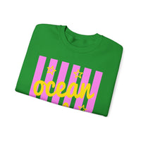 Ocean Babe – Gildan Heavy Blend | Trendy Women’s Soft Sweatshirt. Direct to Garment. Printed & Shipped in the USA. Unisex Sizes.