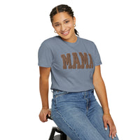 Mama, Faux Knit - Comfort Colors | Trendy Women's T-Shirt. Direct to Garment. Printed & Shipped in the USA. Unisex Sizes.