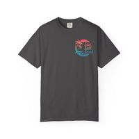 Sun Salt Sand, Beach Sunset - Front & Back Print - Comfort Colors | Trendy Women's and Men's T-Shirt. Direct to Garment. Printed & Shipped in the USA. Unisex Sizes.