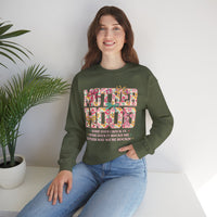 Motherhood – Gildan Heavy Blend | Trendy Women’s Soft Sweatshirt. Direct to Garment. Printed & Shipped in the USA. Unisex Sizes.